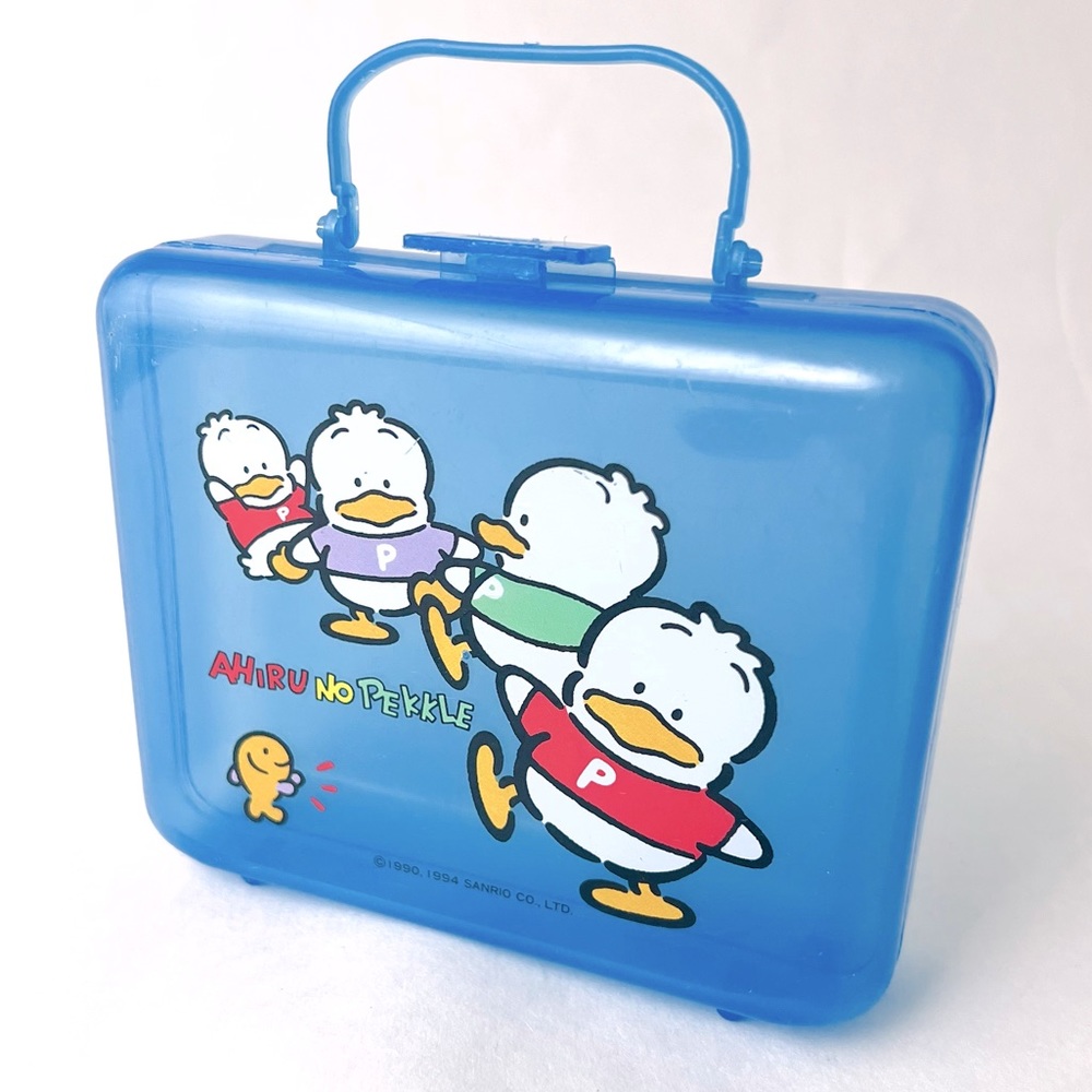 Vintage Sanrio Ahiru No Pekkle artist/ Pencil Box 1994